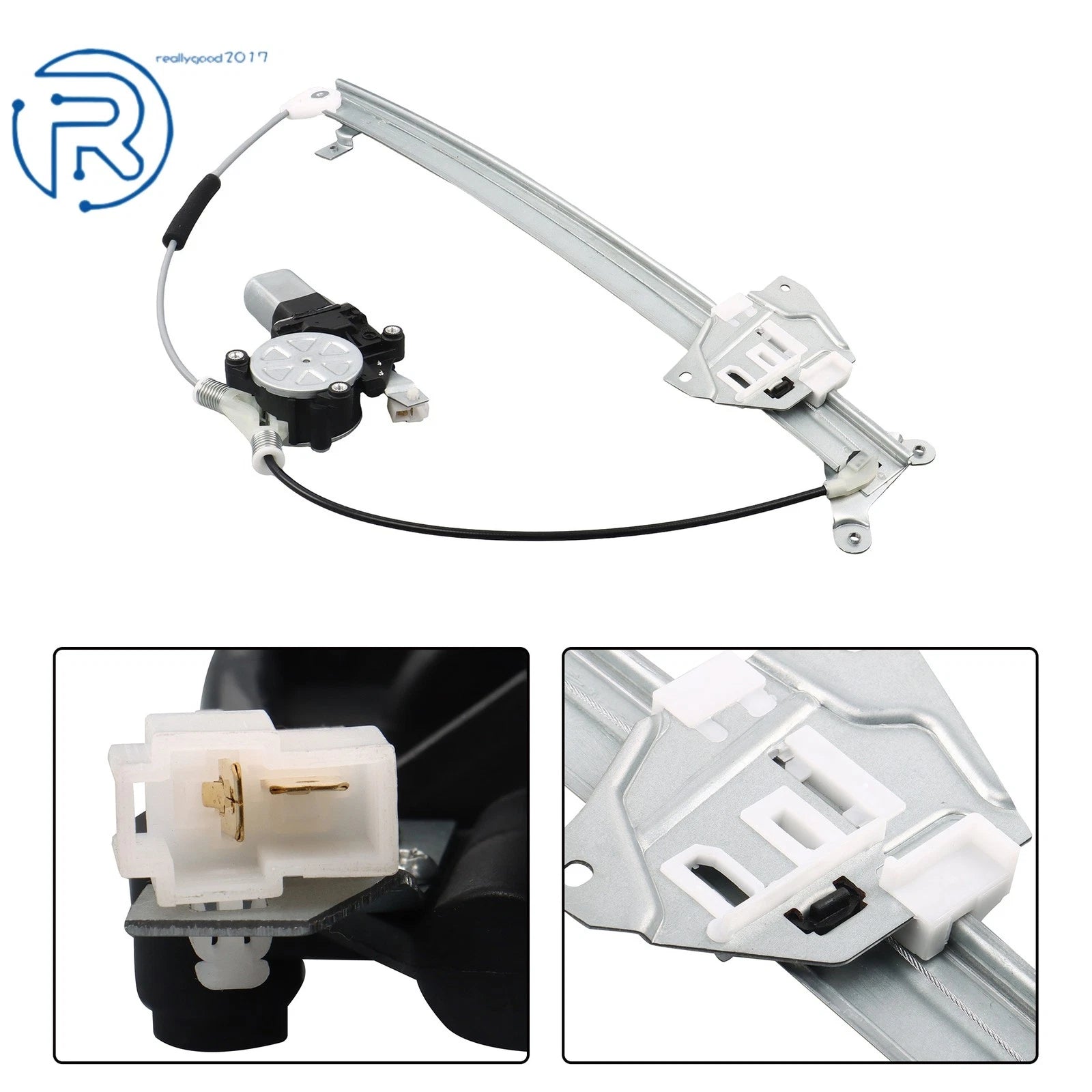 Front Left Window Regulator with Motor for Mitsubishi Montero (1992–2000)
