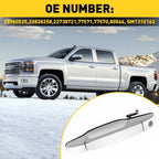 Chrome Door Handle for Chevrolet Silverado 1500 (2007–2013) Front Left Outer