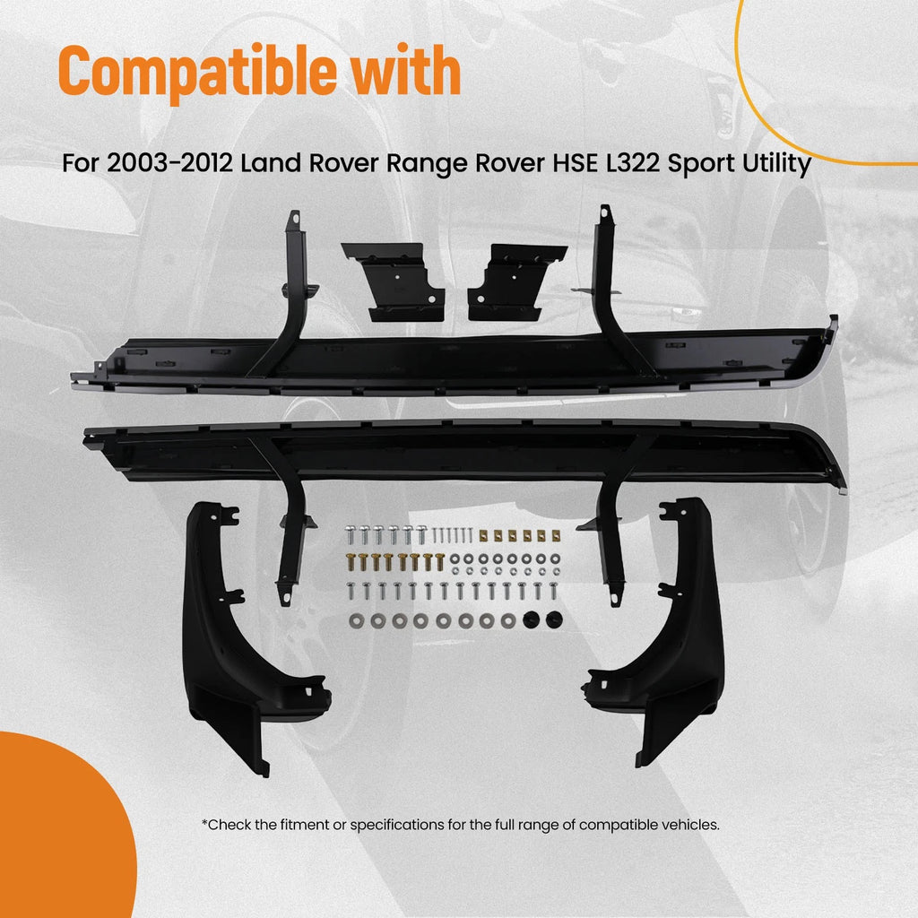 Running Boards Side Steps for Land Rover Range Rover HSE (2003–2012)