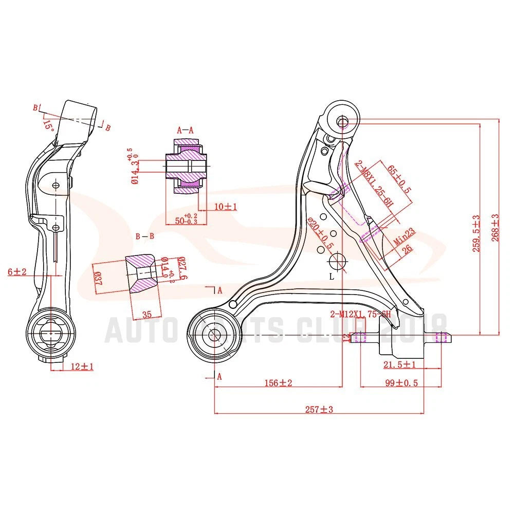 10pcs Front Ball Joints Control Arm Tie Rod End for Volvo S60 V70 (2001–2007)