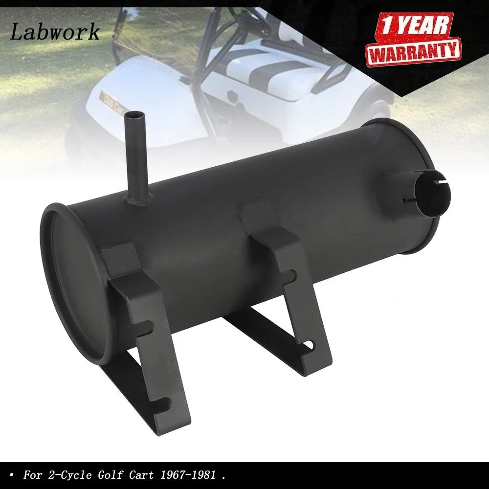 Exhaust Muffler for Golf Cart 2-Cycle (1967â1981)