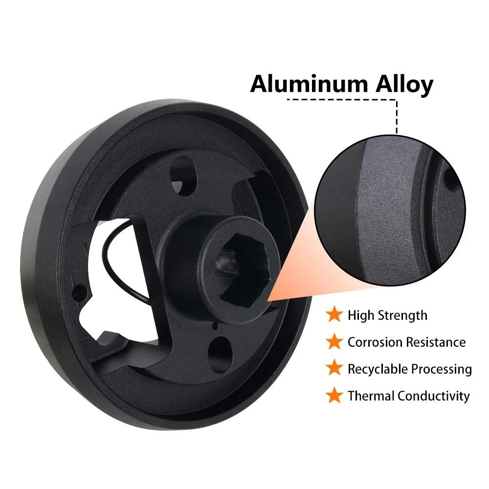 6 Bolt Steering Wheel Short Hub Adapter for Ford Mustang, Mazda 3