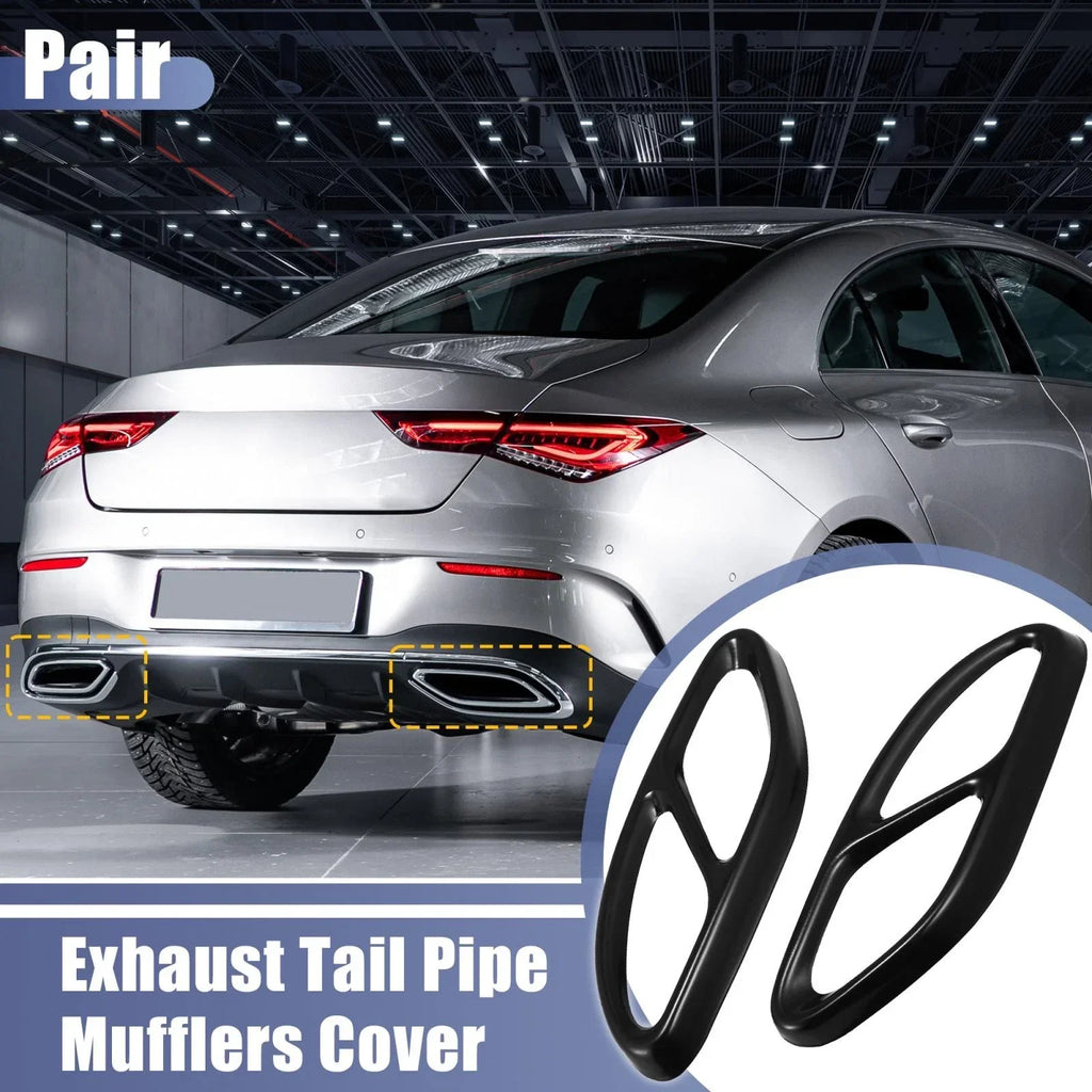 Exhaust Tail Pipe Mufflers Covers for Mercedes-Benz A Class A200 (2016-2019)