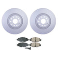 Front Rotors & Akebono EURO Ceramic Brake Pads Kit for Audi Q3 (2015–2023)