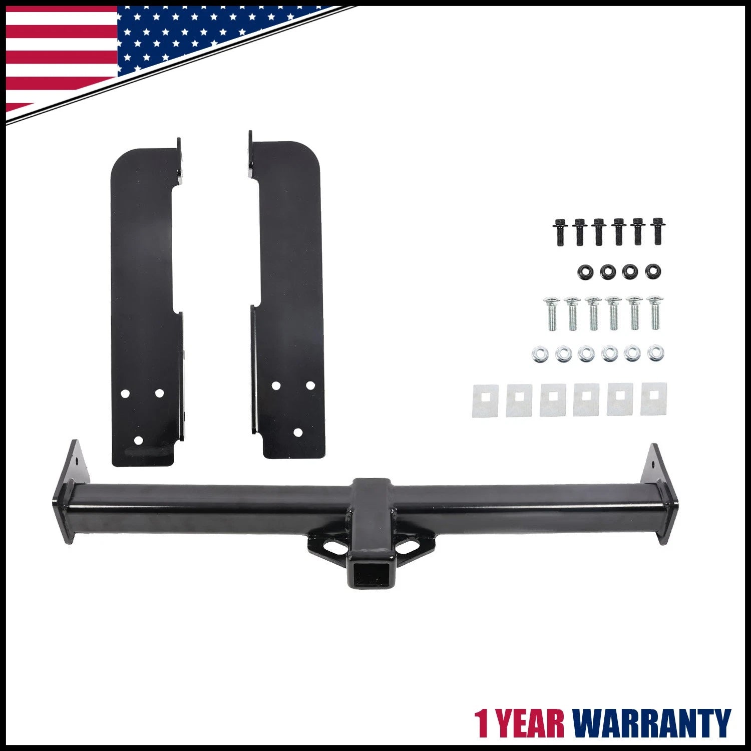 2" Receiver Trailer Class 3 Tow Hitch for Chevy Express GMC Savana (1996–2025)