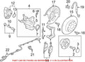 Genuine OEM Rear Right Disc Brake Caliper 8V0615424D for VW Audi (2000–2023)