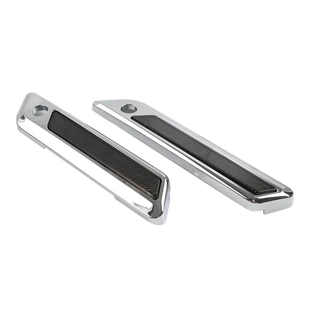 Saddle Bag Hinge Latch Covers for Harley Touring Electra Glide Road King (14-23)