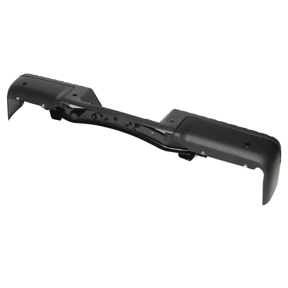 Rear Step Bumper for Ford F150 (2009â2014) Black with Sensor Holes