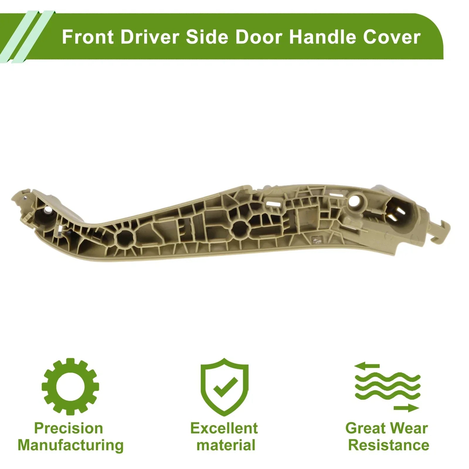Door Panel Handle Pull Trim Cover for BMW 5 Series G30 Beige (2017-2021)