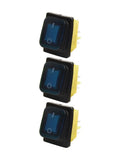 30A Heavy Duty Waterproof Rocker Switch for Cars and Boats