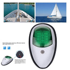 1x Waterproof 12V LED Green Navigation Light for Marine Boat Yacht