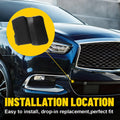 Front Lower Grille Finisher Tow Hook Cover for Infiniti QX60 (2016–2018)