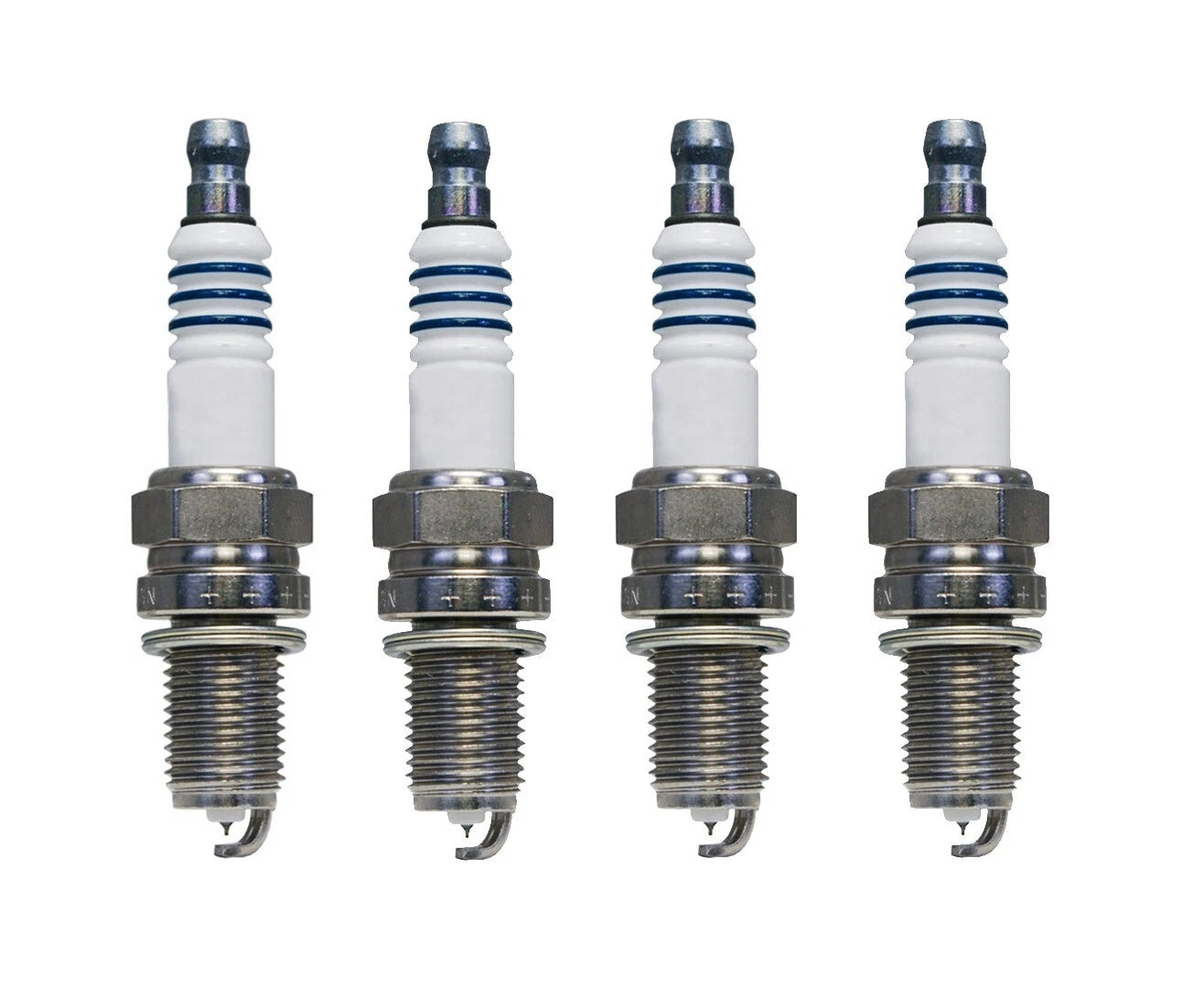 Set of 4 Iridium Power Spark Plugs for Chevy Spark 1.2L, Fiat 500 1.4L