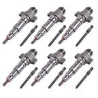 Set of 6 Fuel Injectors for Cummins ISL ISC 8.9L Diesel