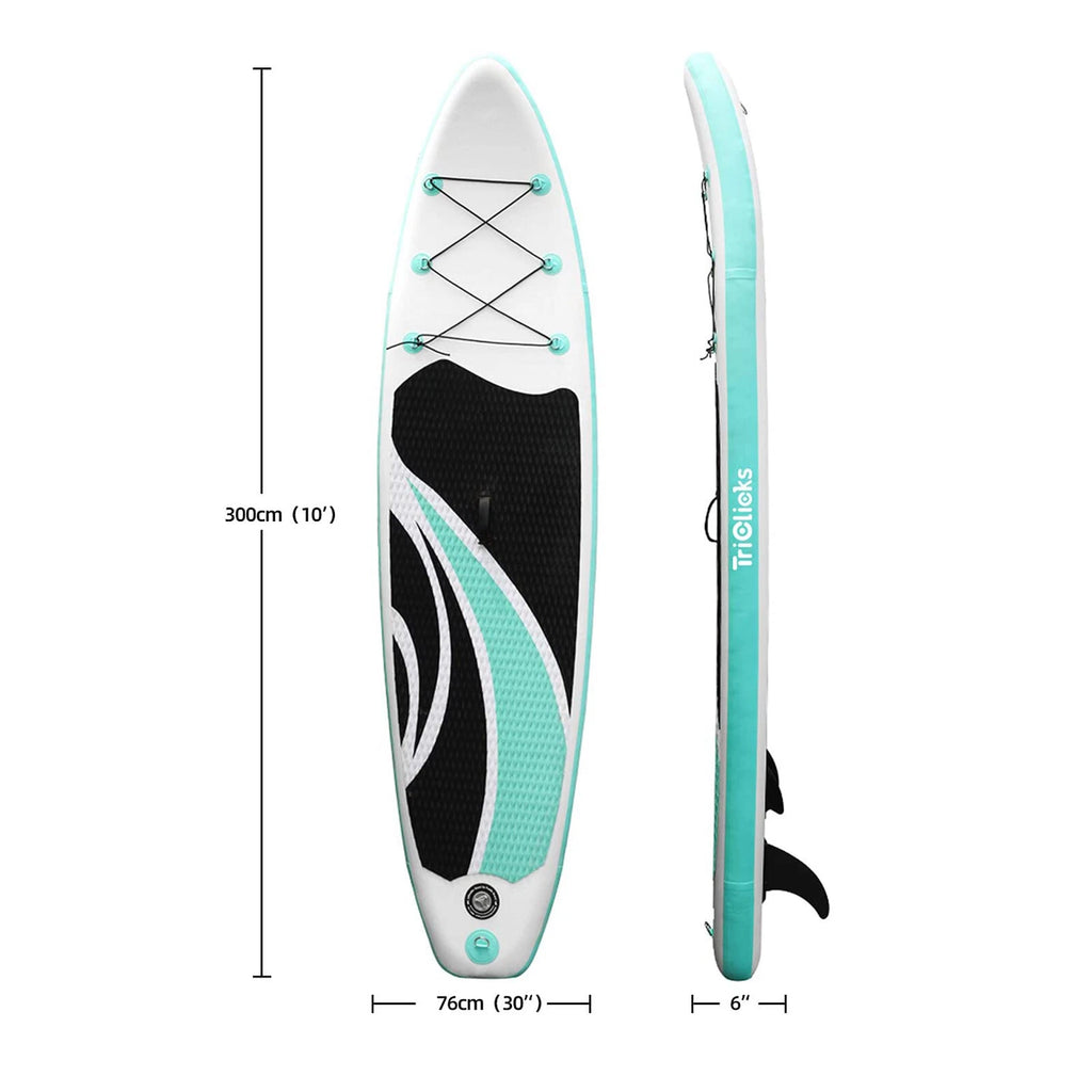 Inflatable SUP Paddle Board 10.5'x30''x6'' for Youth/Adult