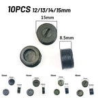 Set of 10 Carbon Brush Cover Shields for Tools
