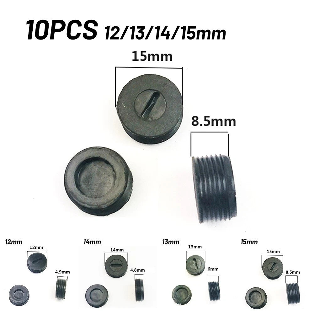 Set of 10 Carbon Brush Cover Shields for Tools