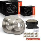 Rear Disc Brake Rotors & Ceramic Pads for Jeep Wrangler (2018–2020)