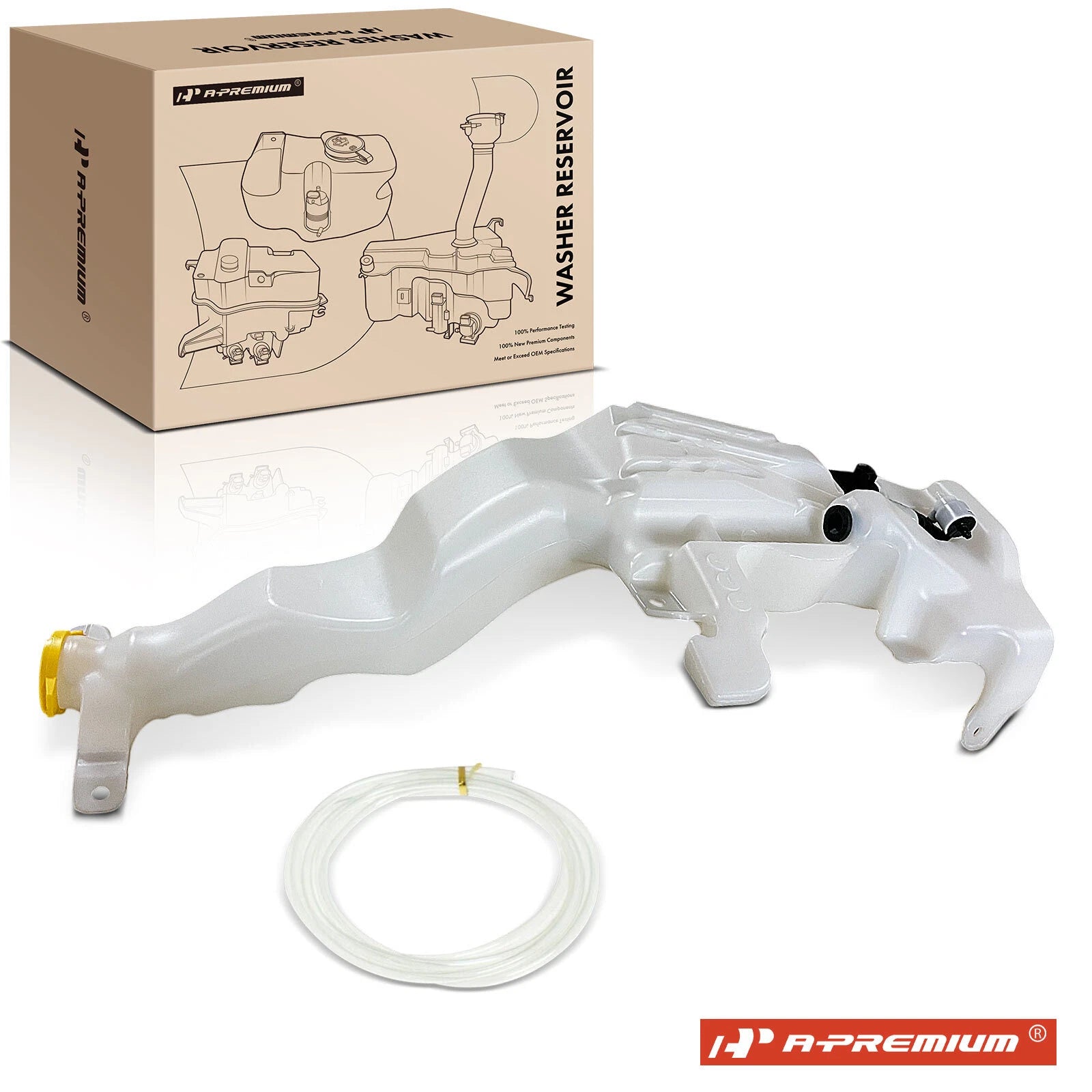 Windshield Washer Reservoir with Pump for Jeep Grand Cherokee (2011–2021)