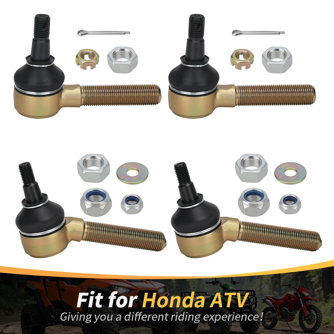 Adjustable A-Arm Ball Joints for Honda TRX450R TRX450ER (2006–2014) 51350-HP1-600