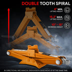 Set of 4 Hydraulic Scissor Lift Jacks (1.5 Ton, 3306 lbs)