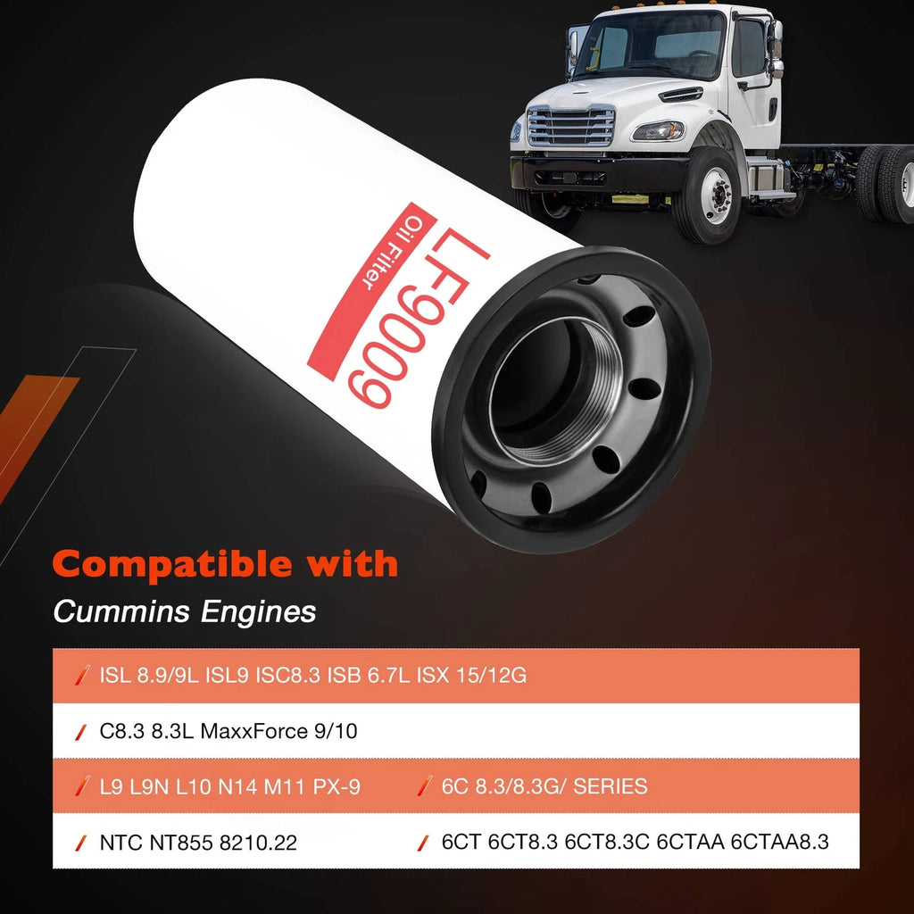 Oil Lube Fuel Filter for Cummins ISL ISL9 ISB PX-9 6CT (Fits Fleetguard)