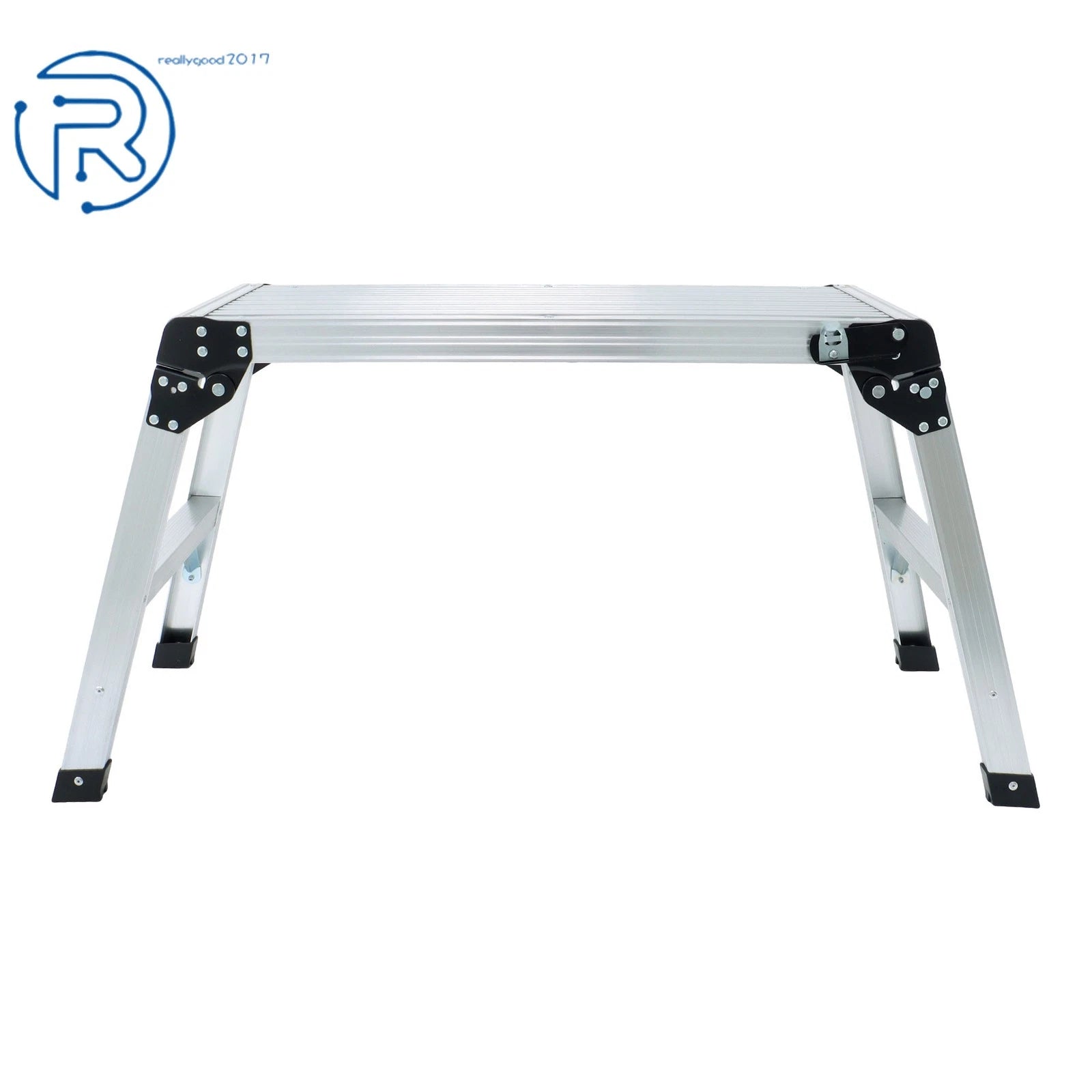 Aluminum Step Ladder for Work Platform (330 LBS Capacity)