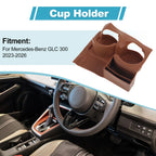 Center Console Drink Holder Storage Box for Mercedes-Benz GLC 300 (2023–2026)