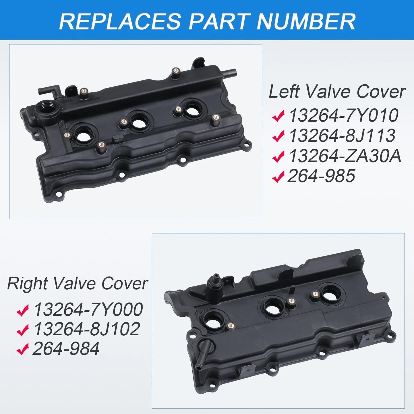 Engine Valve Cover for Nissan Maxima Quest Altima Murano (2003–2009)