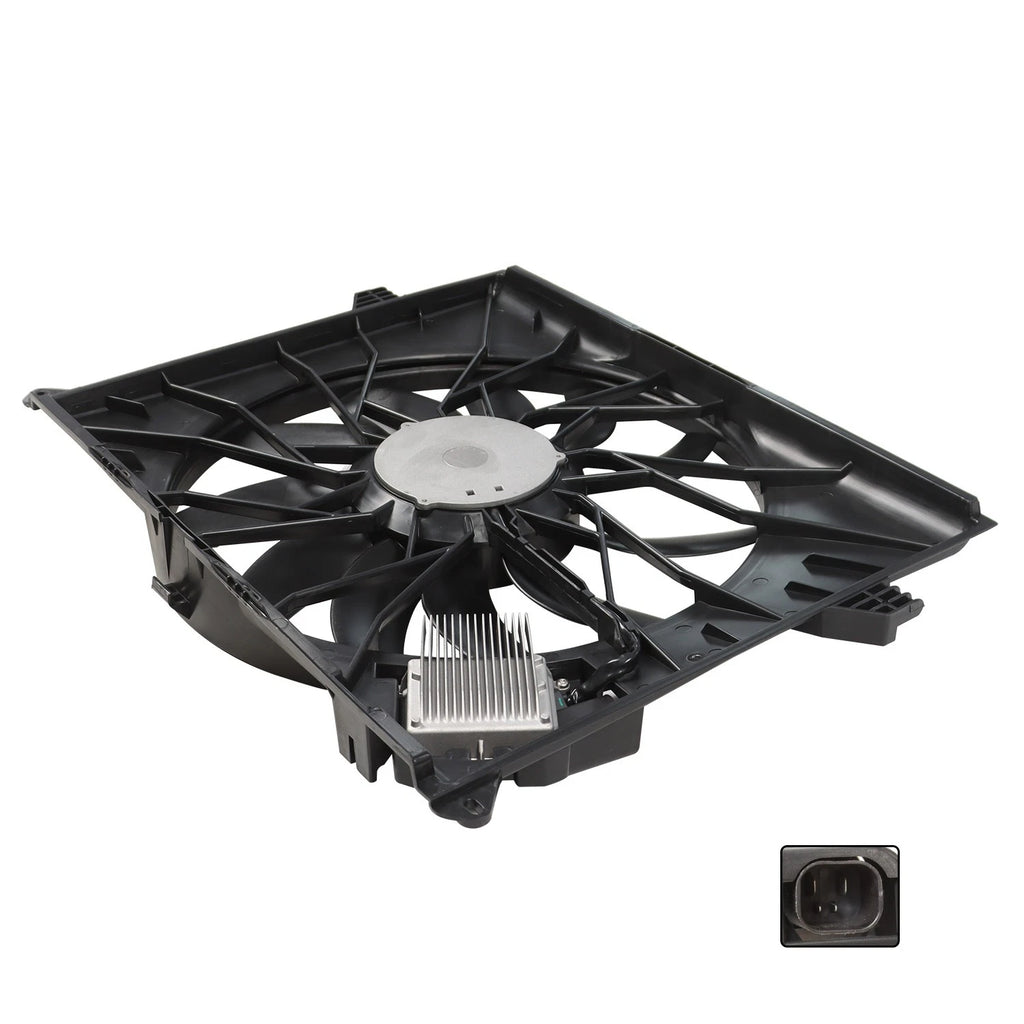 Radiator Cooling Fan Assembly for Mercedes-Benz GL350 GL450 GL500 ML350 ML550 (2007–2012)
