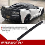 Smoked Lens Rear Bumper Reflector Lights for Chevy Corvette C7 (2014–2019)