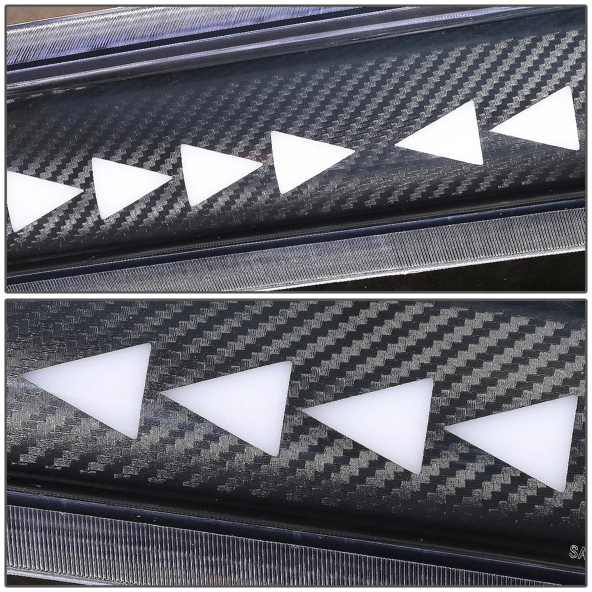 Chasing Triangle LED Carbon 3rd Brake Light for Silverado Sierra (2014–2020)