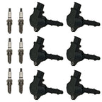 6X Ignition Coils & Spark Plugs for Mercedes-Benz C250 GL450 ML350 (2012–2015) UF535