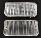Front Clear Park Light Lamp Lenses Replacement for 1967–1968 Chevy Pickup Truck