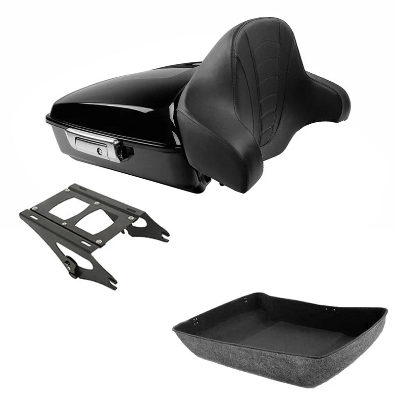 Chopped Trunk Backrest Mounting Rack for Harley Street Road Glide (2014–2026)