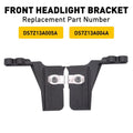 Set of 2 Headlight Lamp Mount Brackets for Ford Fusion Lincoln MKZ (2013–2016)