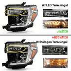 Full LED Headlight Left Driver Side for GMC Sierra 1500 (2019–2022)