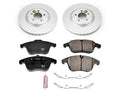 Front Brake Pad and Rotor Kit for Jaguar XJ8 (2006–2009) WV572VR