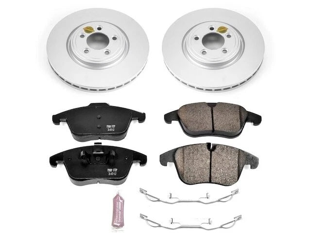 Front Brake Pad and Rotor Kit for Jaguar XJ8 (2006–2009) WV572VR