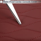 Center Console Cover with Storage Bag for BMW X5 G05 (2019–2023) Deep Red