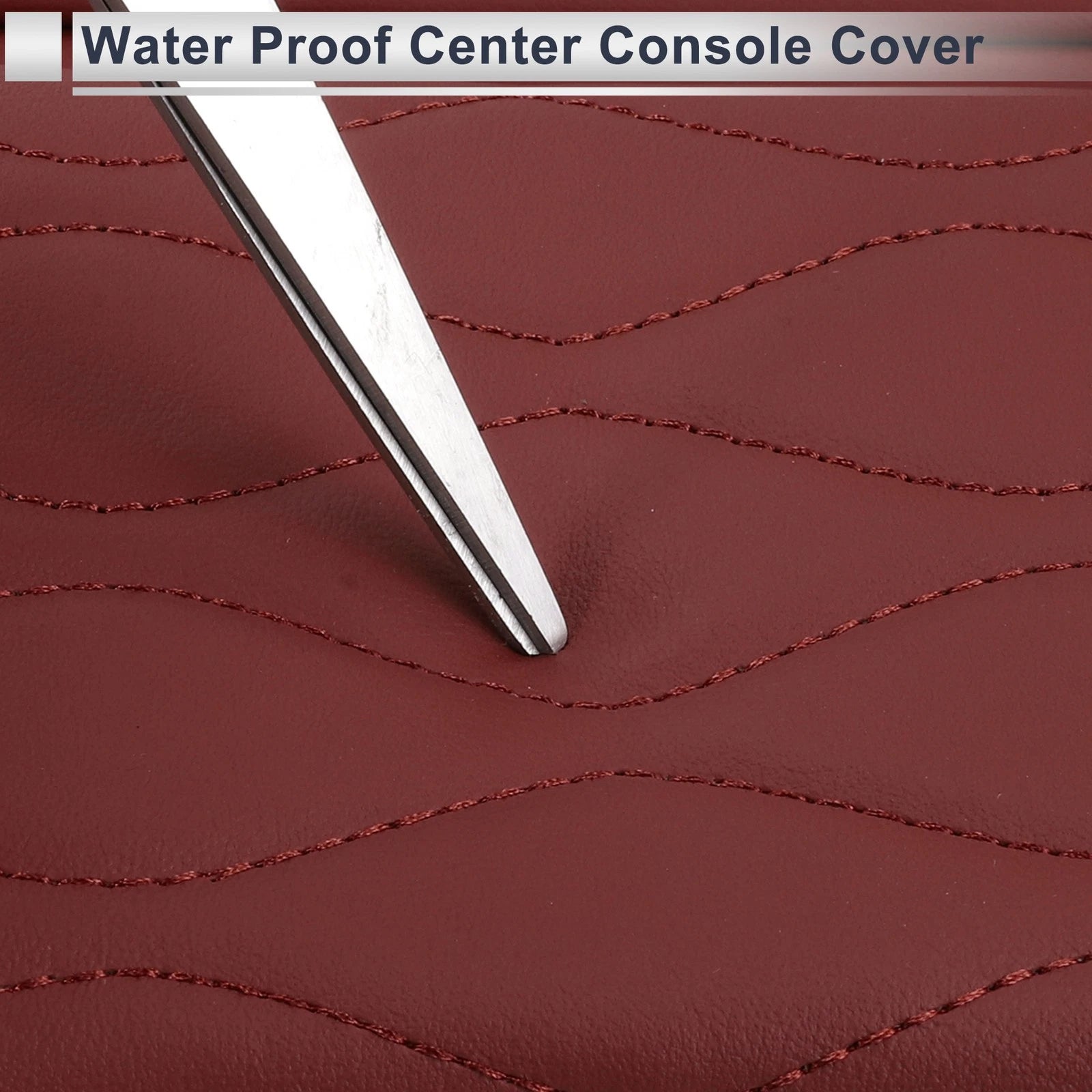 Center Console Cover with Storage Bag for BMW X5 G05 (2019–2023) Deep Red
