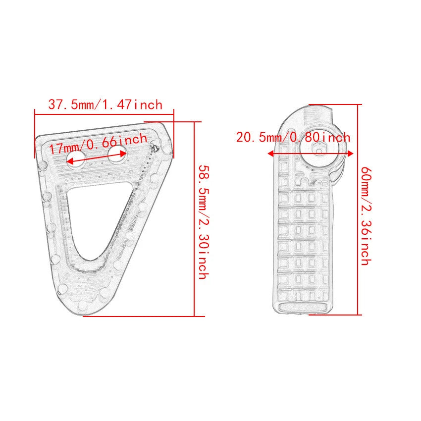Brake Shift Lever Pedal for Husqvarna TE 300 FX 450 FE 501 FC 350 FE 250 FS 450 (2014–2023)