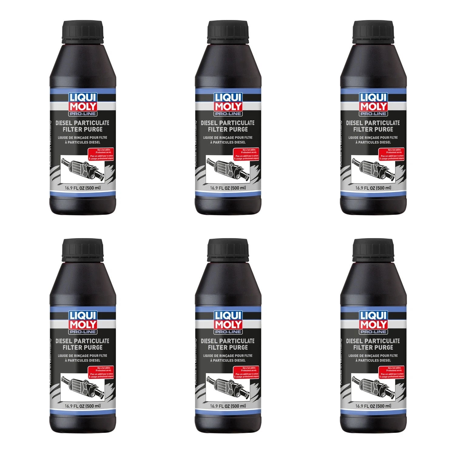 Set of 6 Liqui Moly Pro-Line Diesel Particulate Filter DPF Purge Fluid 500ml