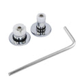 Set of 4 Chrome Front Axle Nut Bolt Covers for Harley Sportster S (2021–2026)