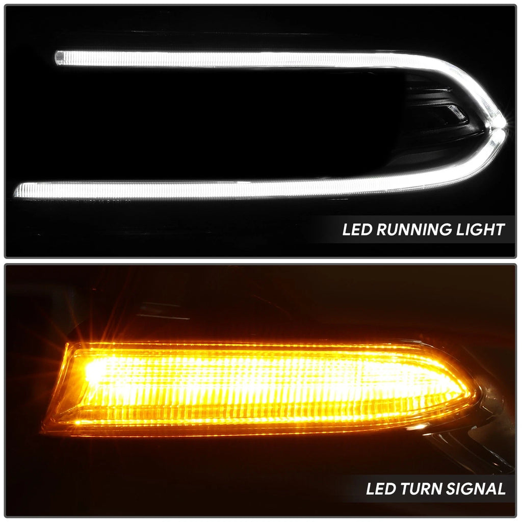 LED DRL Projector Headlight Driver Left for Dodge Charger (2015–2022)