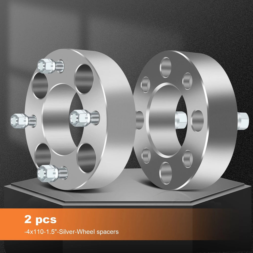 2X 1.5" Wheel Spacers 4x110 10x1.25 for Honda FourTrax Foreman Yamaha Suzuki