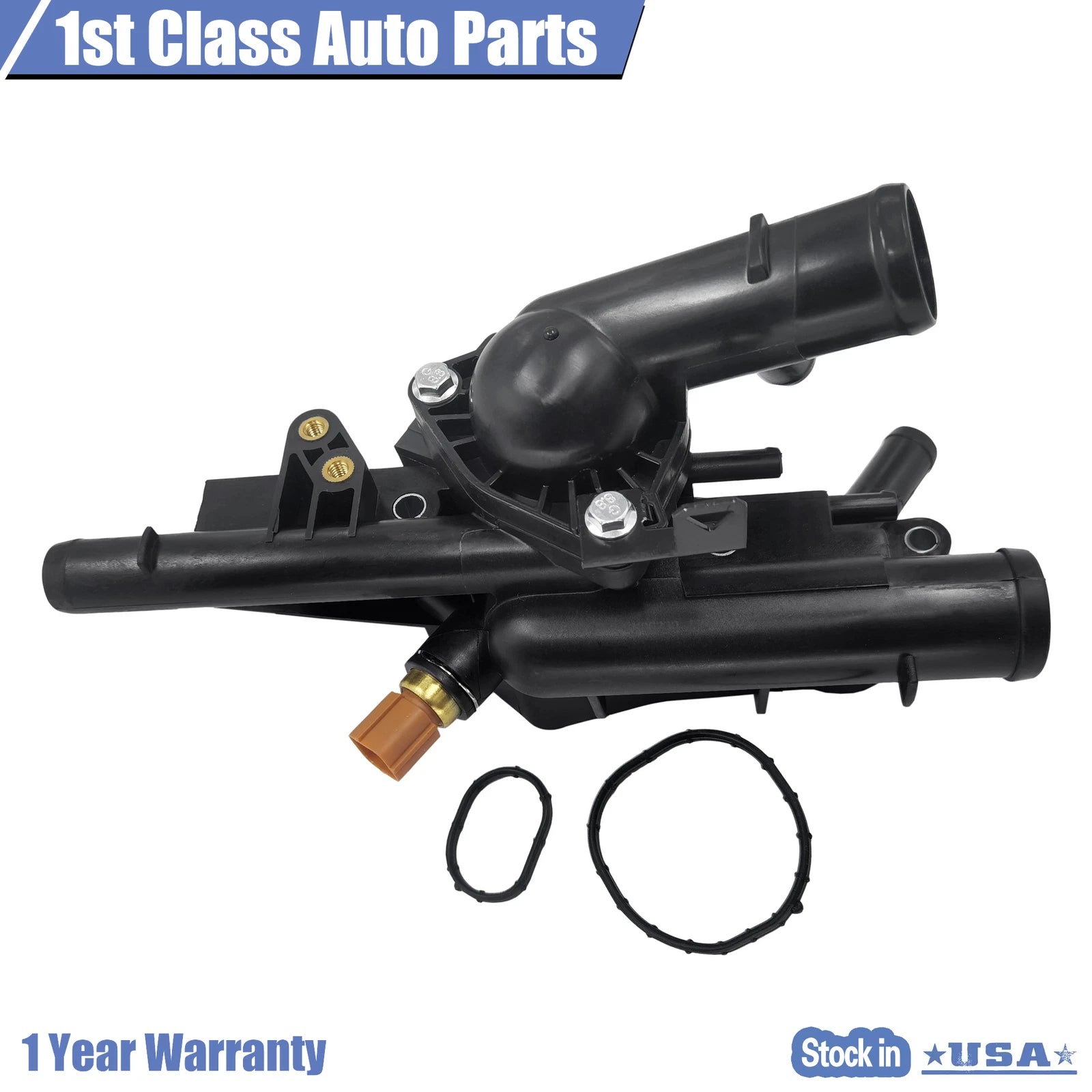 Outlet and Thermostat Housing Kit for Hyundai Sonata, Kia Optima (2010–2018)