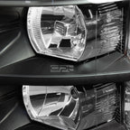 Headlight Set with Clear Turn Signal & LED Fog Light for Silverado (2007–2013)