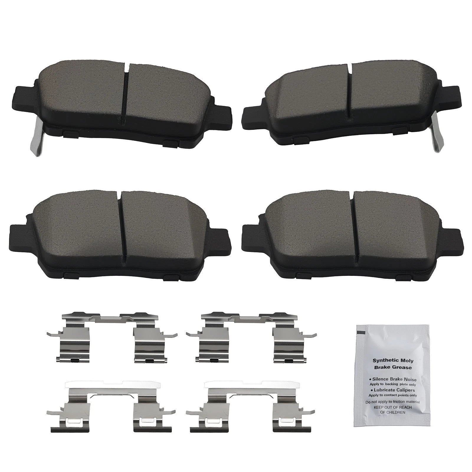 Front Ceramic Brake Pads Set for Toyota Prius 2001–2009/Echo 2001–2005