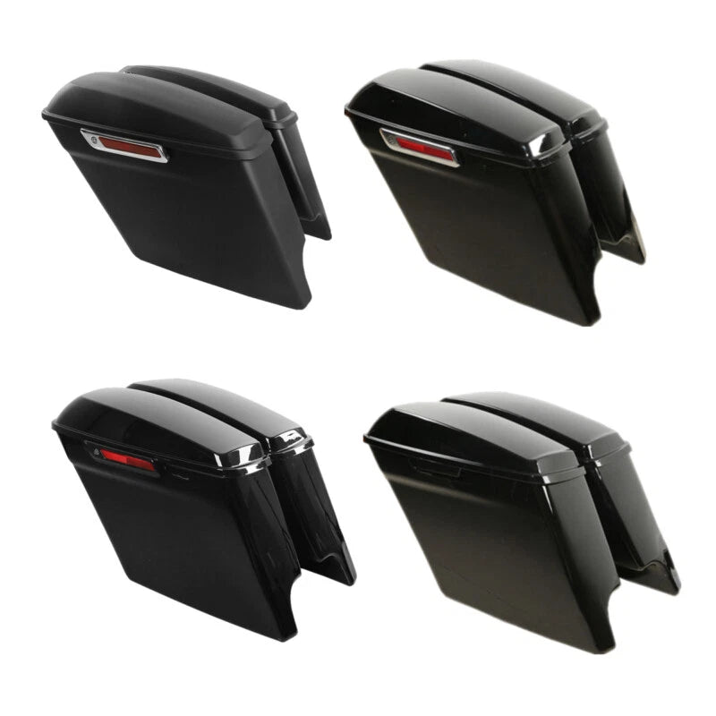 5" Stretched Extended Saddlebags for Harley Touring Street Glide (1993–2013)